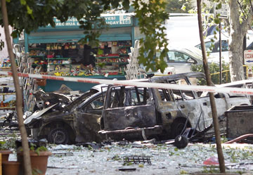 UNA EXPLOSI&OacuteN RESULT&Oacute EN QUINCE HERIDOS EN ANKARA LA CAPITAL TURCA