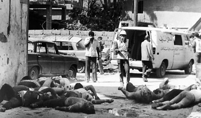 AS&Iacute COMETI&Oacute “ISRAEL” Y SUS COLABORADORES LA MASACRE DE SABRA Y CHATILA