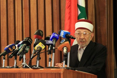 La abertura de la convención de los Ulemas del Sham para apoyar al Quds en Damascos