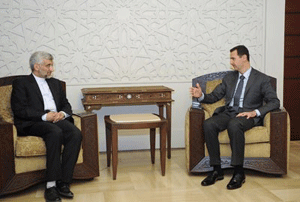 Al-Assad analiza con Yalili las estrechas y estratégicas relaciones entre Ir&aacuten y Siria