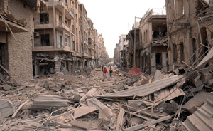Tres violentas explosiones terroristas sacuden la plaza de Saad Allah al-Yabiri en Alepo