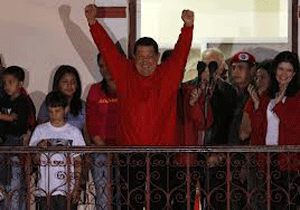 Chávez, presidente de Venezuela por tercera vez