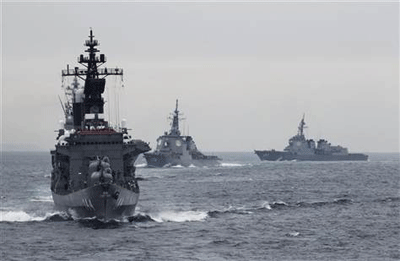 Siete barcos militares chinos, avistados en la zona de disputa con Japón