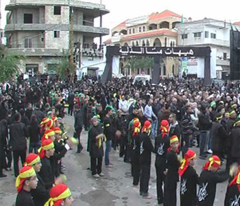 Marchas en el sur de Líbano para conmemorar el noveno día de Ashura
