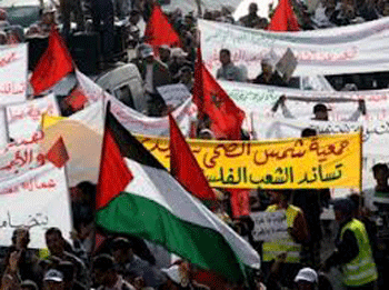 Marruecos se manifiesta a favor de Palestina