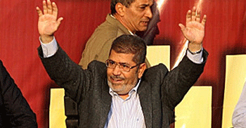 Una acampada contra Mursi en la plaza Tahrir