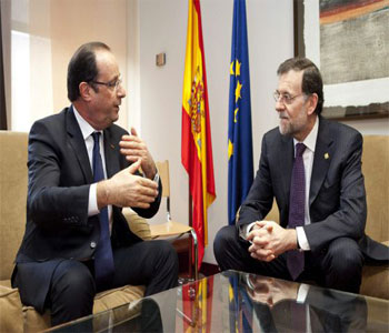 La cumbre europea consagra la alianza de Rajoy con Hollande

