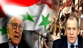 Lavrov y Brahimi: El diálogo es la solución a la crisis siria