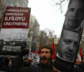Protestan en Turqu&iacutea contra despliegue de Patriot