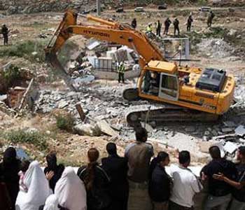 El ejercito israelí destruyó hogares de palestinos en Silwan