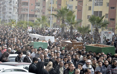Choques en la localidad de Port Said y en El Cairo