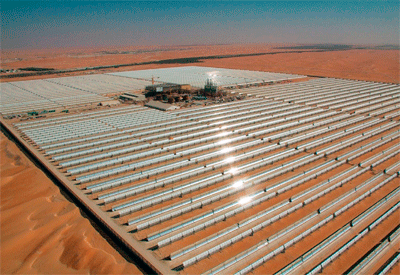 EAU inaugura la mayor planta solar del mundo