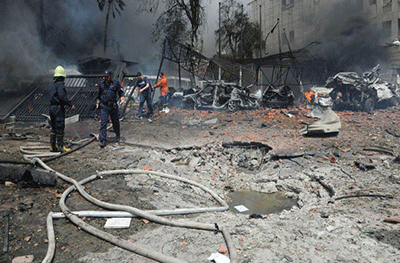 Los terroristas se empeñan en destruir la capital siria