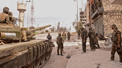 Decenas de terroristas se rinden ante el Ejército sirio