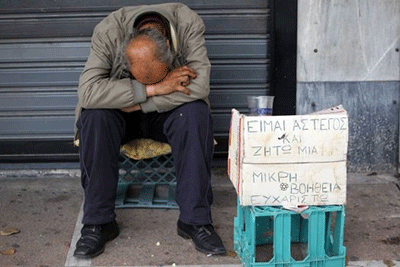 Desesperación en Grecia