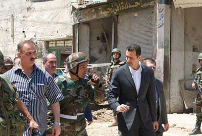 Al Assad elogia al Ejército por su ’coraje contra el terrorismo’
