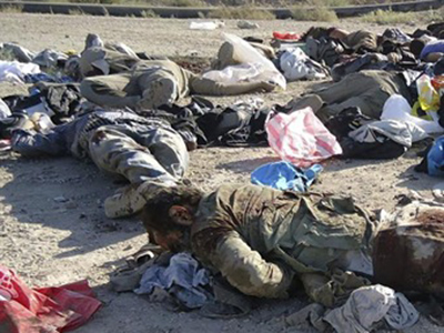 Los terroristas en Siria bombardean hasta los cementerios