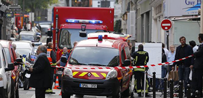 Explosión en un sótano del centro de París