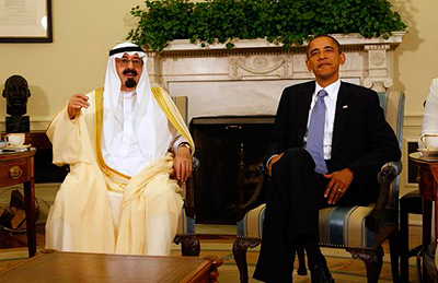 Arabia Saudita recela de Estados Unidos