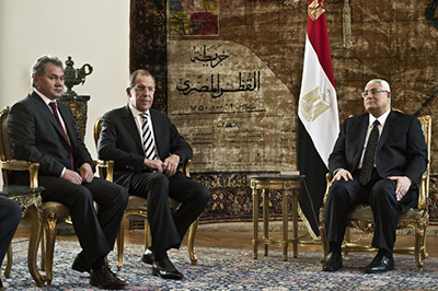 Concuerdan Rusia y Egipto sobre crisis siria y problema palestino