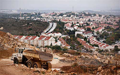 Construcción de más colonias israelíes
