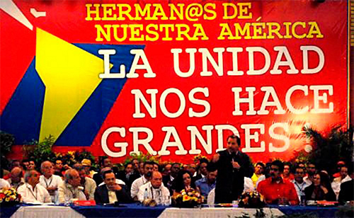 La unidad de las fuerzas progresistas y anti-imperialistas