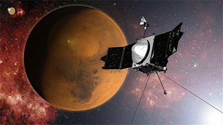 El explorador Maven de la NASA llega a Marte