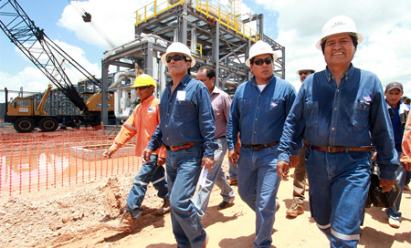 El presidente de Bolivia inspeccionará zona de exploración petrolera