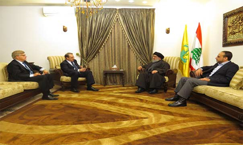 Líder de Hezbolá recibe al enviado especial de Putin