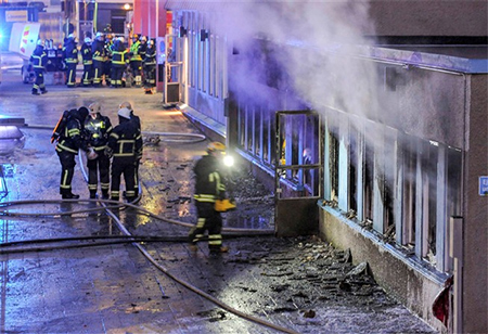 Ataque incendiario contra una mezquita en Suecia