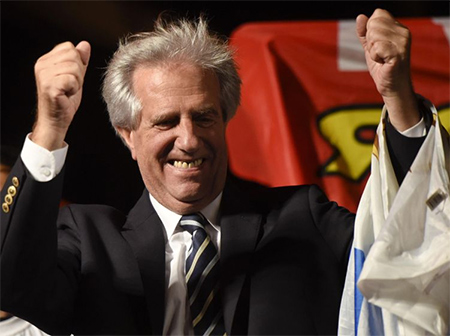 Tabaré Vásquez ganó las elecciones en Uruguay
