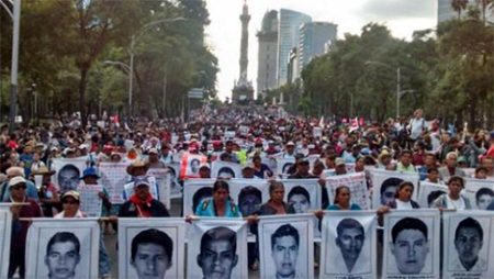 Identifican los restos de uno de los estudiantes desaparecidos en México