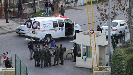 Heridos cuatro soldados israelíes en un atropello en Cisjordania