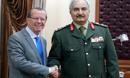 Haftar pide el fin del embargo armamentístico sobre Libia