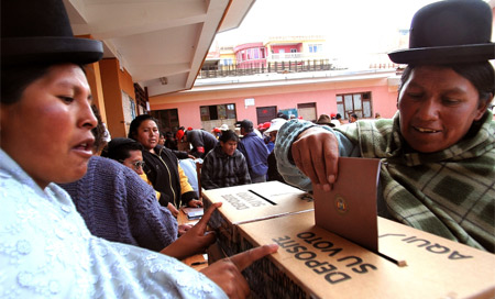 MAS consolida liderazgo político en Bolivia