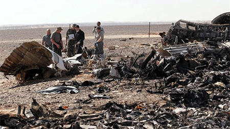 Una bomba podría haber derribado el avión ruso en el Sinaí