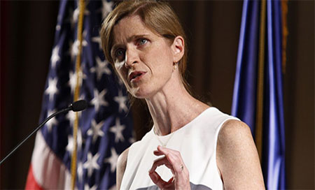 Un niño camerunés muere atropellado por un jeep de Samantha Power 
