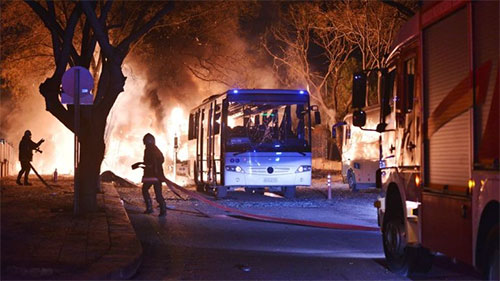 Fuerte explosión cerca de una residencia militar en Ankara