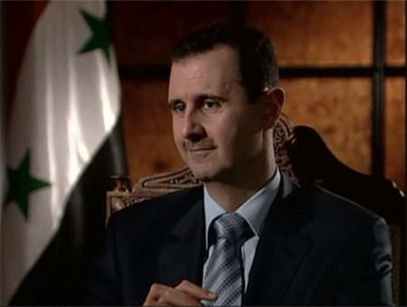 El Presidente de Siria no descarta una intervención militar terrestre