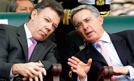 El presidente colombiano invita a Uribe para trabajar juntos por la paz 