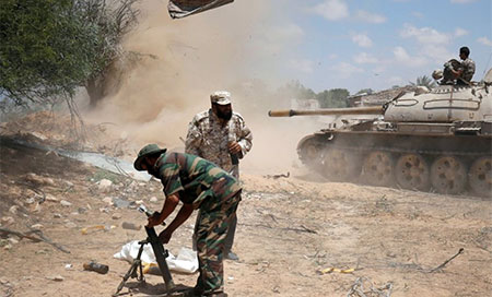 Tropas libias ganan terreno en su lucha contra Daesh en Sirte