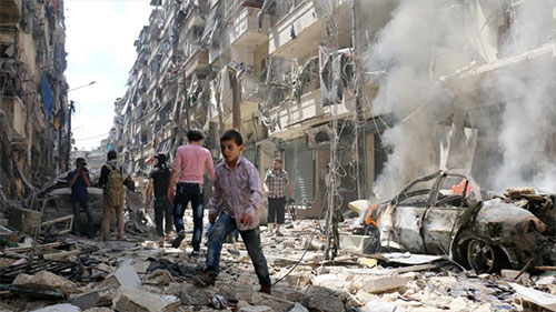 El Frente al Nusra ataca la población civil en Alepo