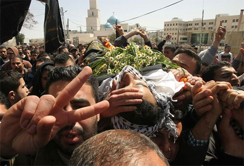 El joven palestino de quince años fue asesinado a sangre fría