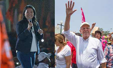 Un empate técnico entre Fujimori y Kuczynski , según sondeo