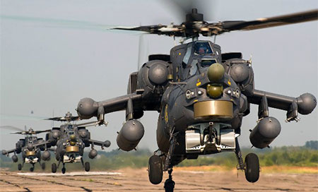 Argelia recibirá de Rusia 40 helicópteros de ataque Mi-28NE