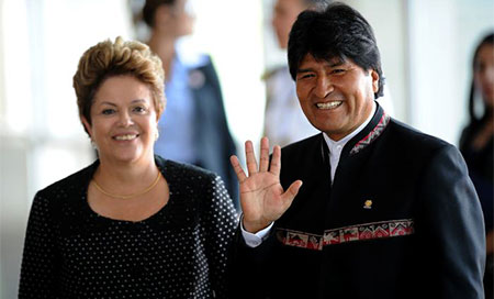 Morales llama a la región suramericana a unirse contra el imperio norteamericano 