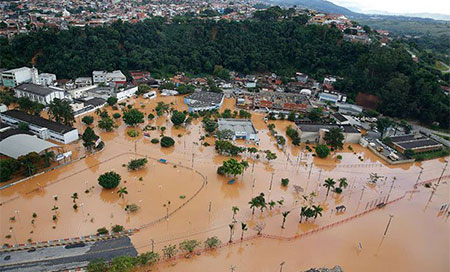 Una tragedia por las fuertes lluvias en Sao Paulo