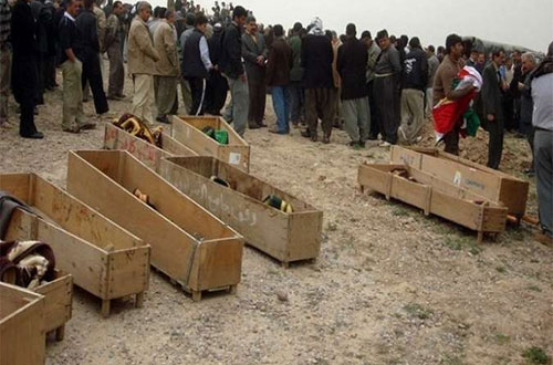 Hallan otra fosa común con 31 víctimas de terroristas en Palmira, Siria