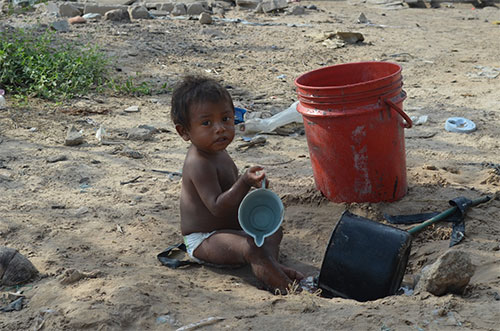 Los wayúu, “al borde de la extinción” por la falta de agua