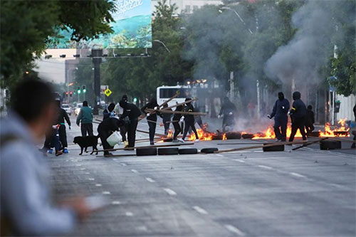 Tensiones y violencia en Chile por paro nacional